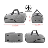 NUBILY Men's Sports Fitness Gym Bag with Shoe Compartment