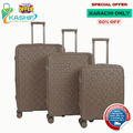 Swiss Diamond 3-Pcs Polypropylene Luggage Set- Mega Suitcase Sale