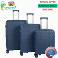 Swiss Diamond 3-Pcs Polypropylene Luggage Set- Mega Suitcase Sale