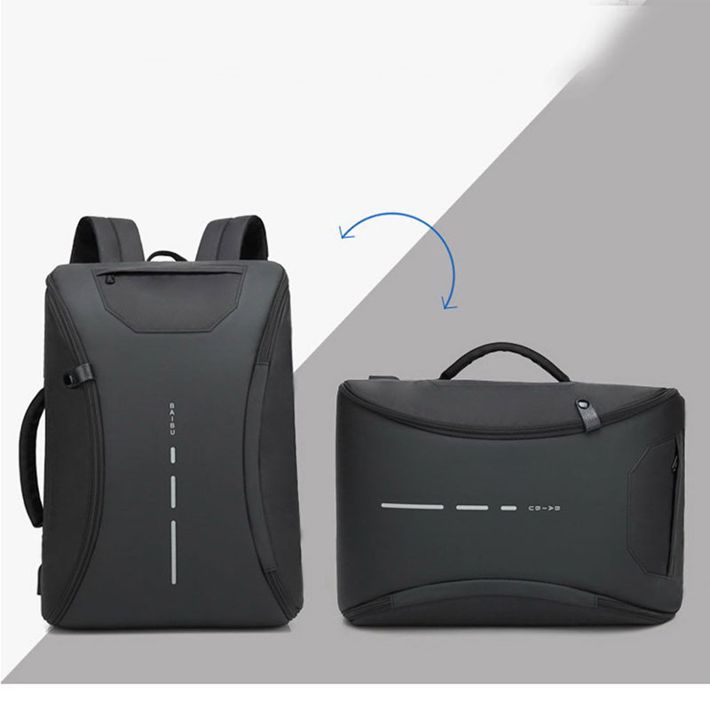 2 in1 New Style Anti-Theft USB Charging Slim Backpack