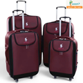 4-Piece Premium Softshell Luggage Set With 4 spinner Wheels
