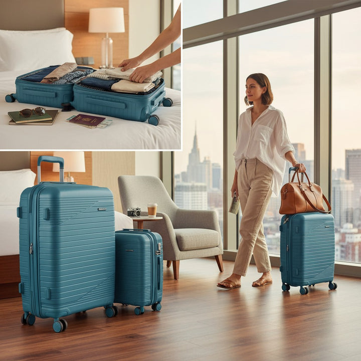 Minister PP Luggage Set 100% Unbreakable - Karachi Only