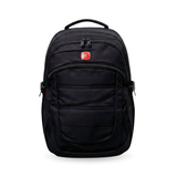 Premium Black Multi-Zip Backpack - Kashif Luggage & Bags
