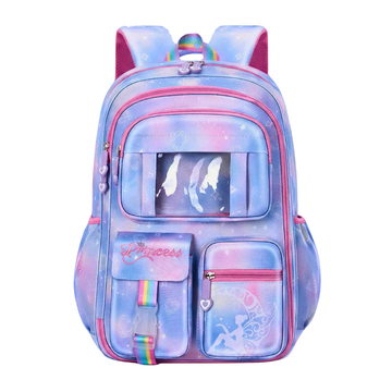 Princess Galaxy School Backpack for Girls 3 - 6 Grade - Kashif Luggage & Bags