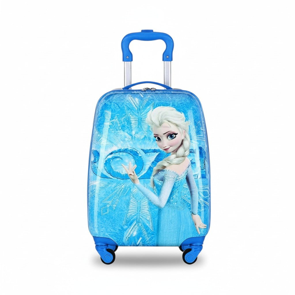 Kids Character Trolley Suitcase-Elsa
