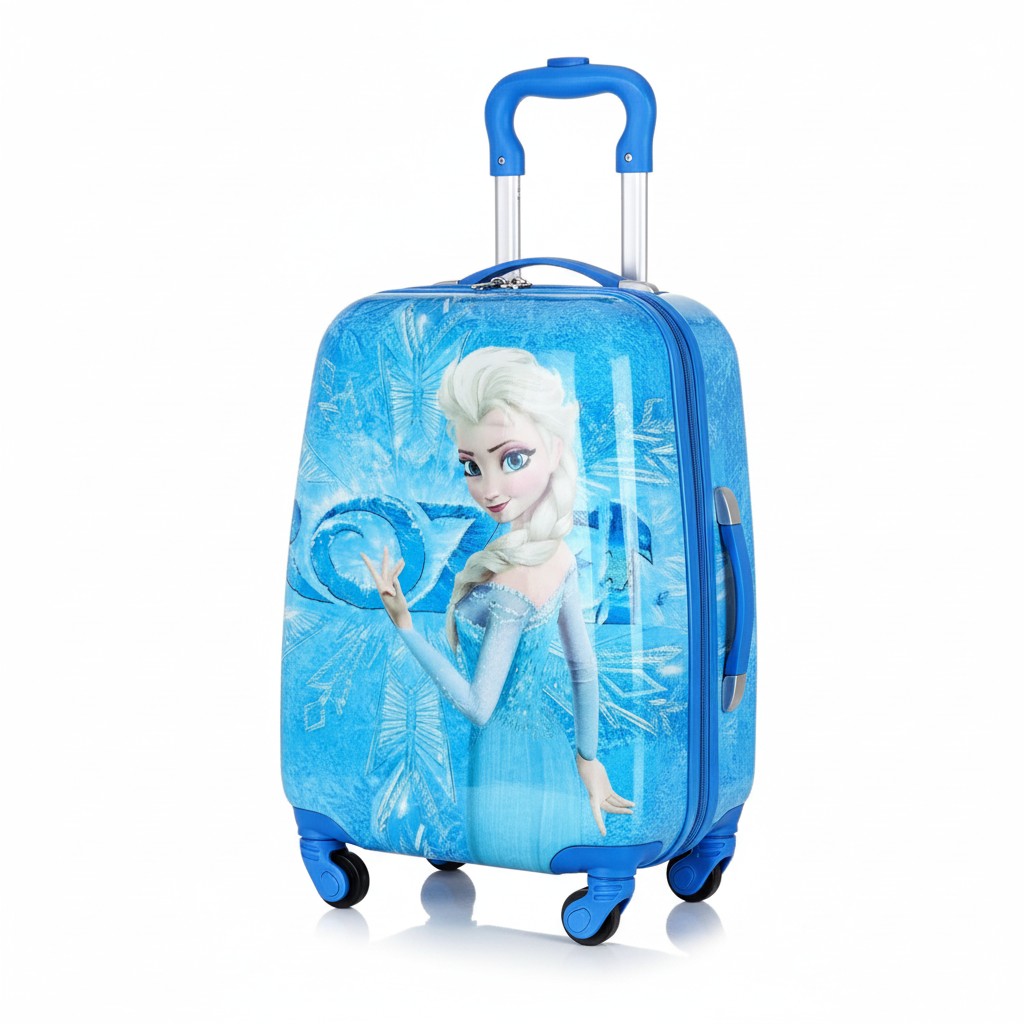 Kids Character Trolley Suitcase-Elsa