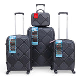 instagon Polypropylene Unbreakable Luggage Set With Vanity Case