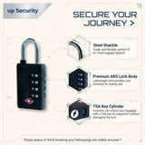 TSA 4-digit Luggage Combination lock