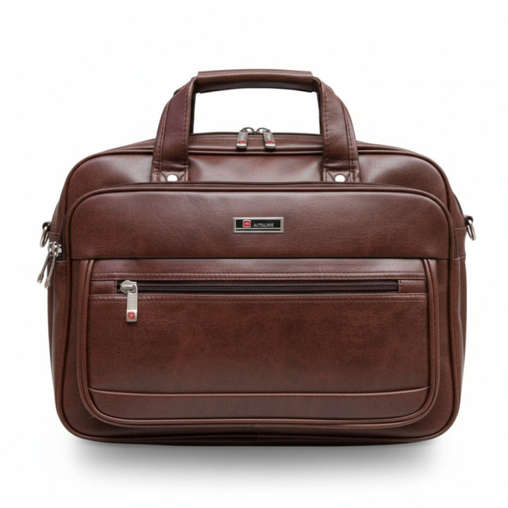 Executive Leather Office Laptop Bag - Kashif Luggage & Bags