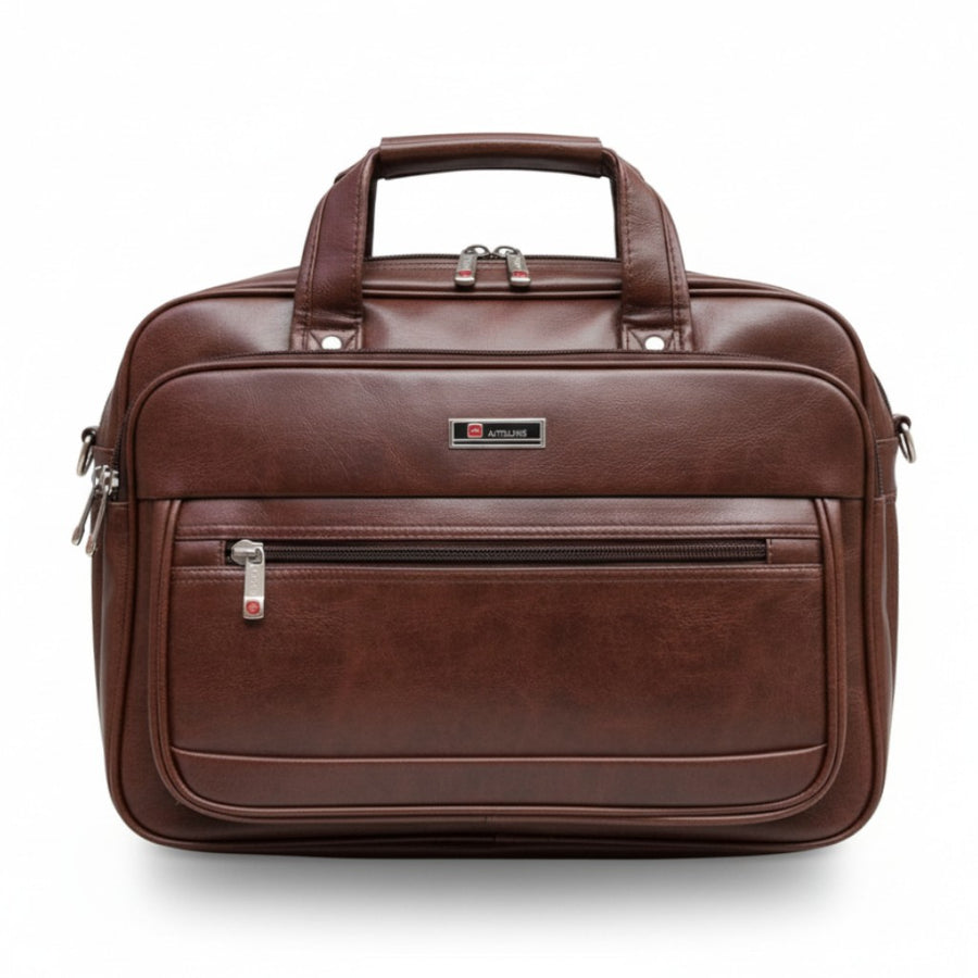 Executive Leather Office Laptop Bag - Kashif Luggage & Bags