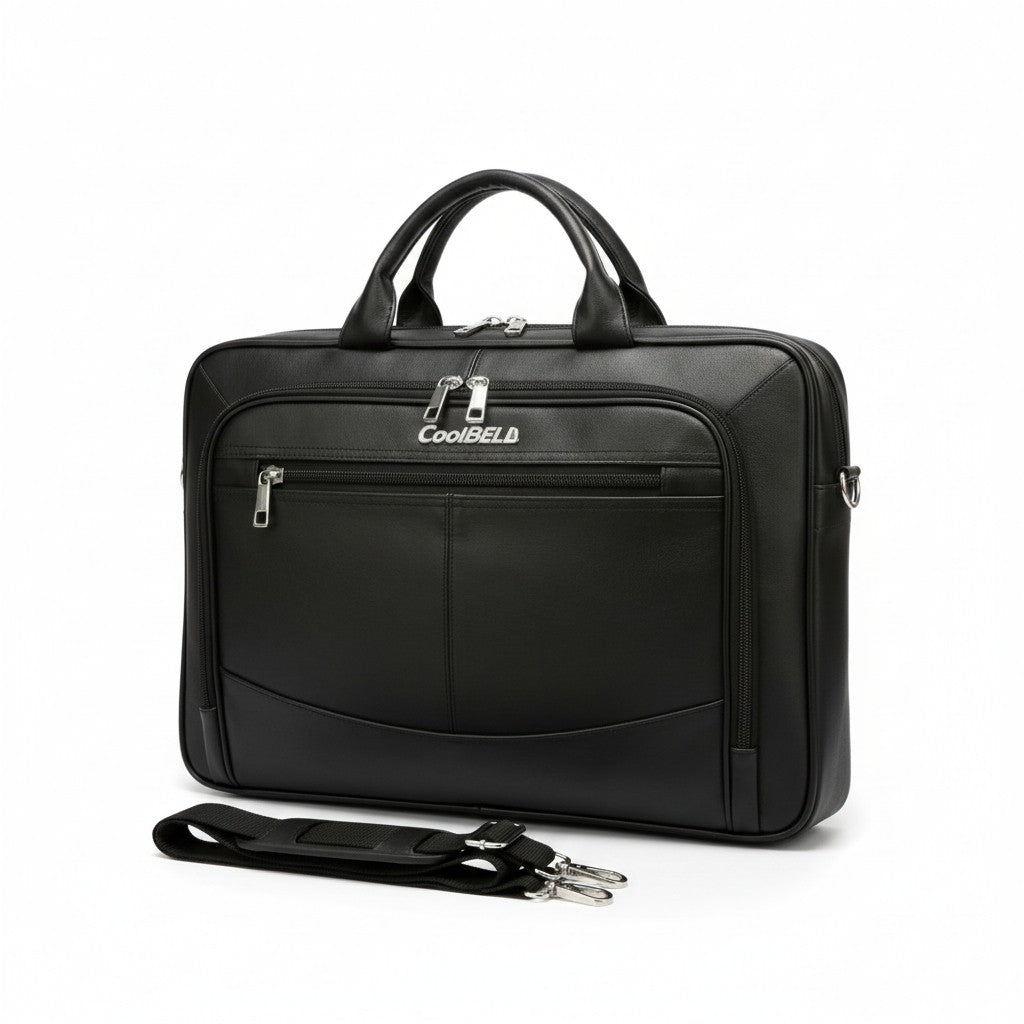 Multi-Compartment Laptop Shoulder Bag | Briefcase